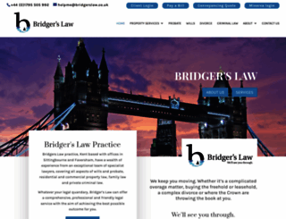 bridgerslaw.co.uk screenshot