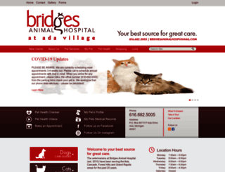 bridgesanimalhosp.com screenshot