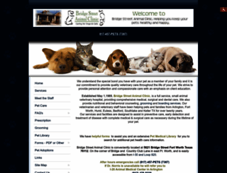 bridgestreetanimalclinic.com screenshot