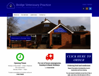 bridgevet.co.uk screenshot