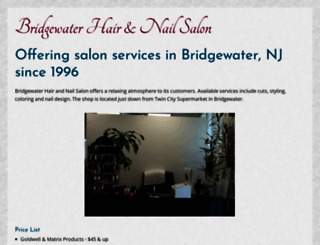 bridgewatersalon.com screenshot