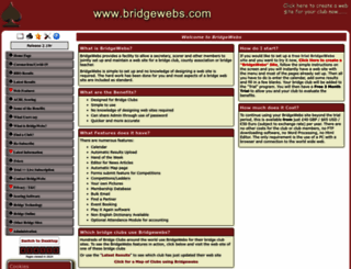 bridgewebs.com screenshot