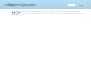 bridgeywidgey.com screenshot