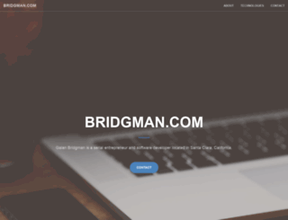 bridgman.com screenshot