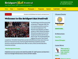 bridporthatfest.org screenshot