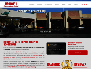 bridwellautocenter.com screenshot
