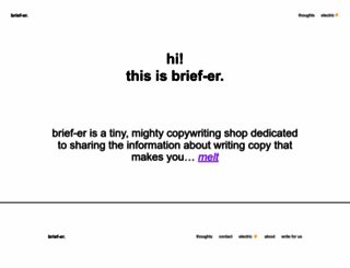 briefercopy.com screenshot