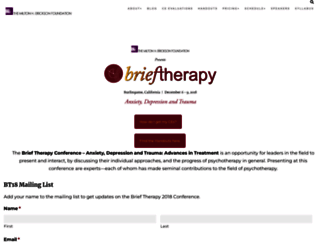 brieftherapyconference.com screenshot