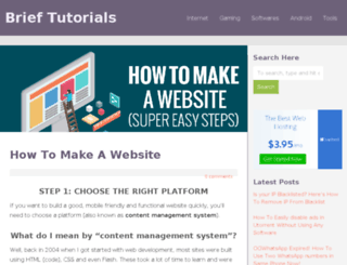brieftutorials.com screenshot
