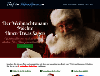 briefvomweihnachtsmann.com screenshot