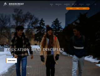 briercrestchristianacademy.ca screenshot
