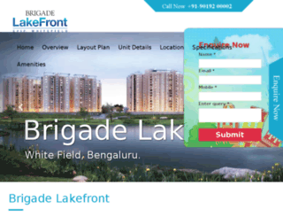 brigade-lake-front.propladder.com screenshot