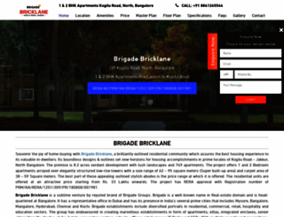 brigadebricklane.net.in screenshot