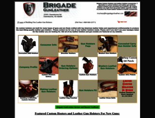 brigadegunleather.com screenshot