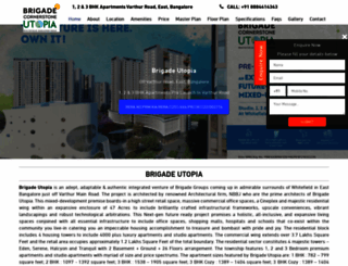 brigadeutopia.org.in screenshot