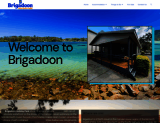 brigadoonholidaypark.com.au screenshot