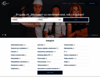 brigady.sk screenshot