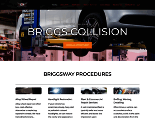 briggscollision.com screenshot