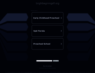 brightbeginingsfl.org screenshot