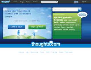 brightdenise.thoughts.com screenshot