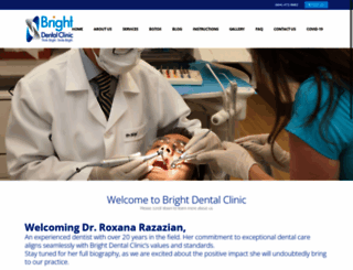 brightdentalclinic.com screenshot