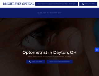 brighteyesoptical.net screenshot