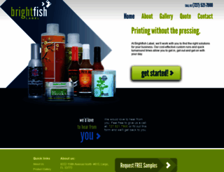 brightfishlabel.com screenshot