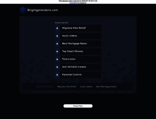 brightgenerators.com screenshot