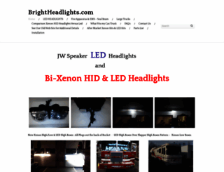 brightheadlights.com screenshot