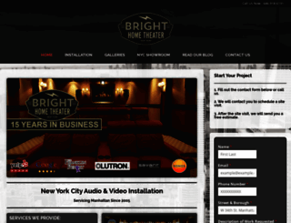 brighthometheater.com screenshot