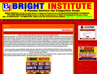 brightinstitutemohali.blogspot.in screenshot