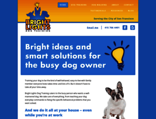 brightlightsdogtraining.com screenshot