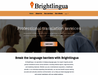 brightlingua.co.uk screenshot