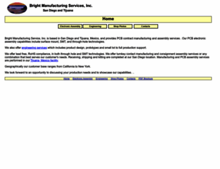 brightmanufacturing.com screenshot