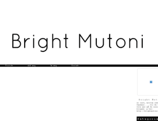 brightmutoni.blogg.no screenshot