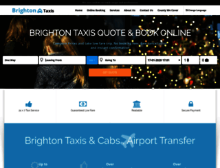 brighton-taxi-booking.co.uk screenshot