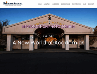 brightonacademy.org screenshot
