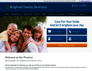 brightonfamilydentistry.com screenshot