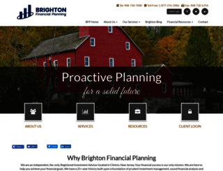 brightonfinancial.advisorwebsite.com screenshot