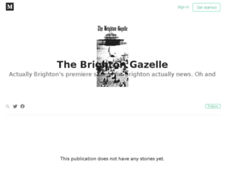 brightongazelle.co.uk screenshot