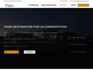 brightonmotelhotel.com.au screenshot
