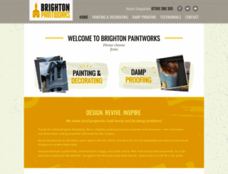 brightonpaintworks.co.uk screenshot