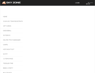 brightonstore.skyzone.com screenshot