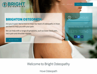 brightosteopathy.org screenshot