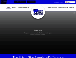brightstarsapphiredental.com screenshot