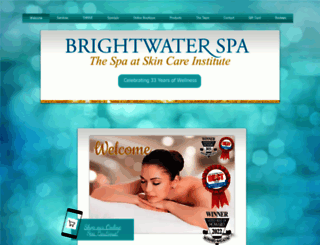 brightwaterspa.com screenshot