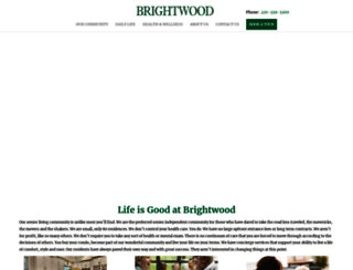 brightwoodliving.org screenshot