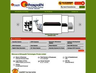 brihaspathitechnologies.com screenshot