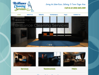 brilliancecleaningservices.com screenshot