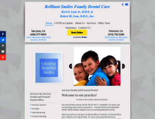 brilliantsmilesfamilydentalcare.com screenshot